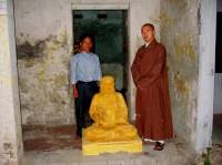 Tượng Tổ Tây , csxx Phật Tâm làm cho thầy THÍCH ĐẠO THỰC tại chùa đồng bàn  thôn phú đô- xã Mễ trì-Huyện tiwf liên -Hà nôik